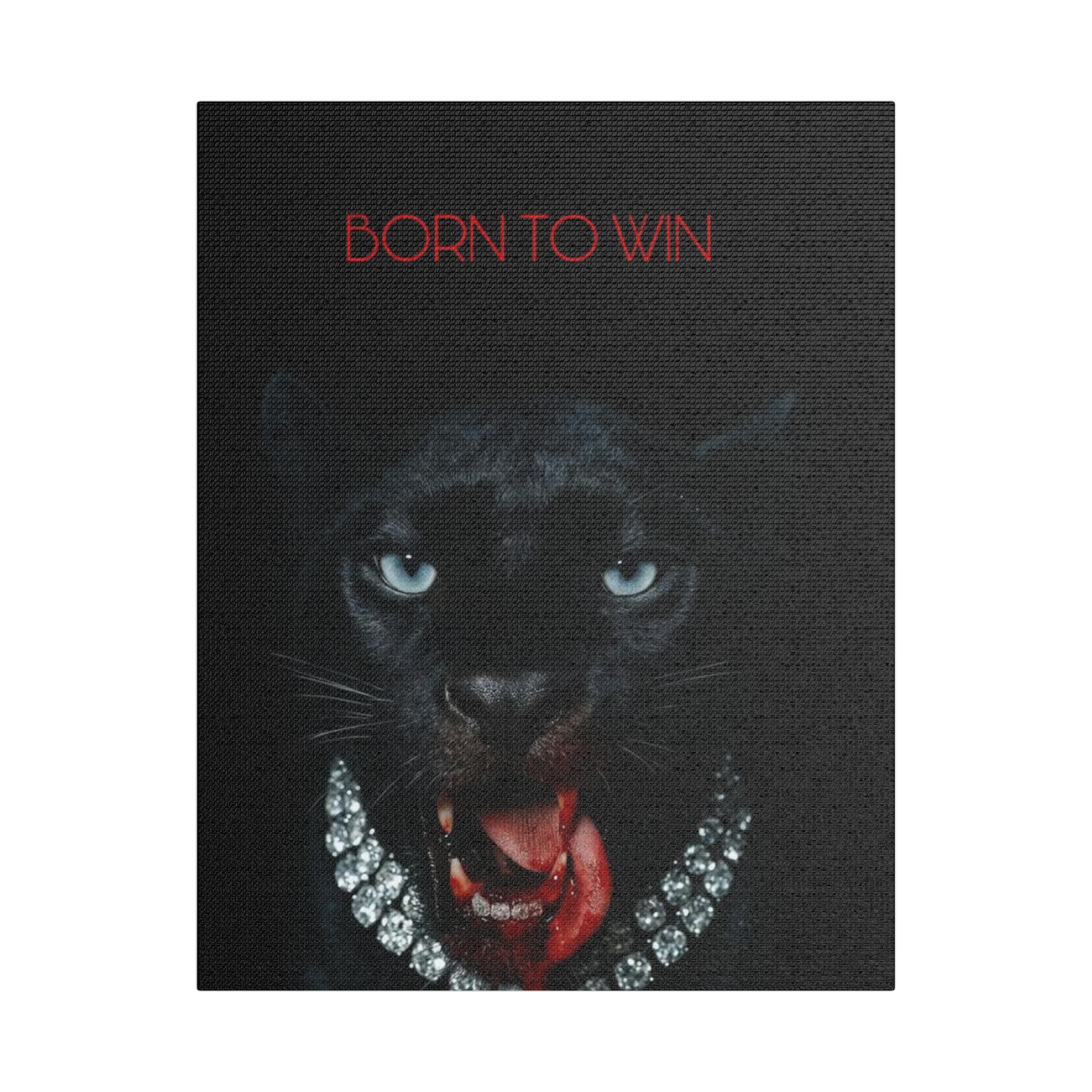 Born to Win - Black Panther Canvas